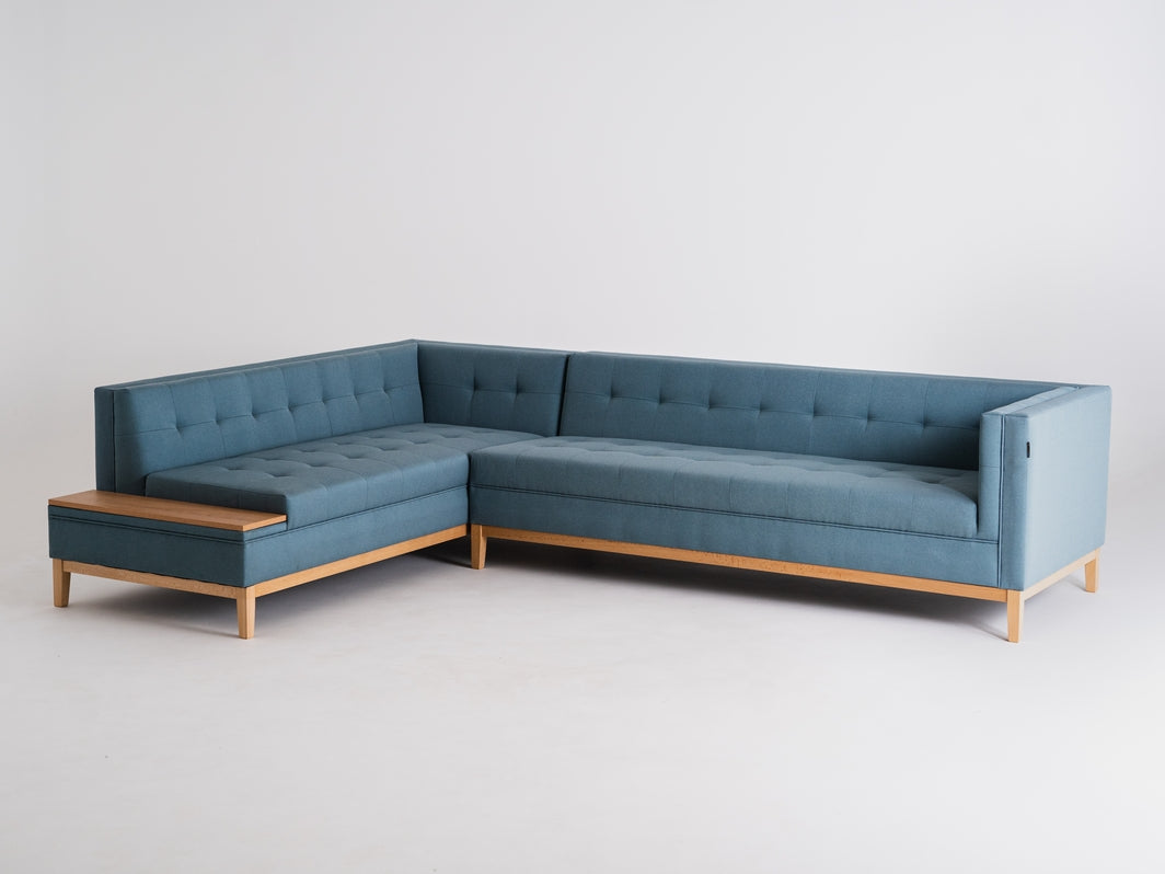 Kampinė sofa by-TOM SHELF L - topazas (ml73), natūralus