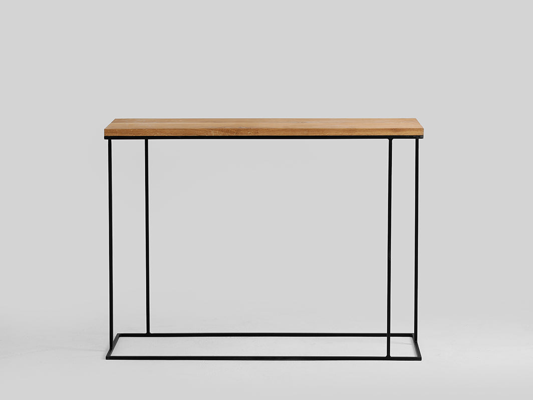 Konsolė WALT SOLID WOOD 100 - ąžuolas, juodas