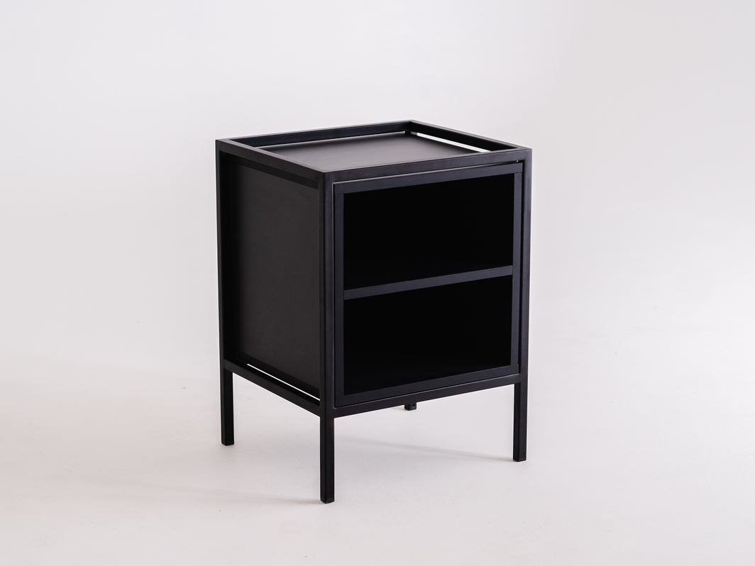 Rack SPINTELĖ JUODA 1R1 LENTYNA