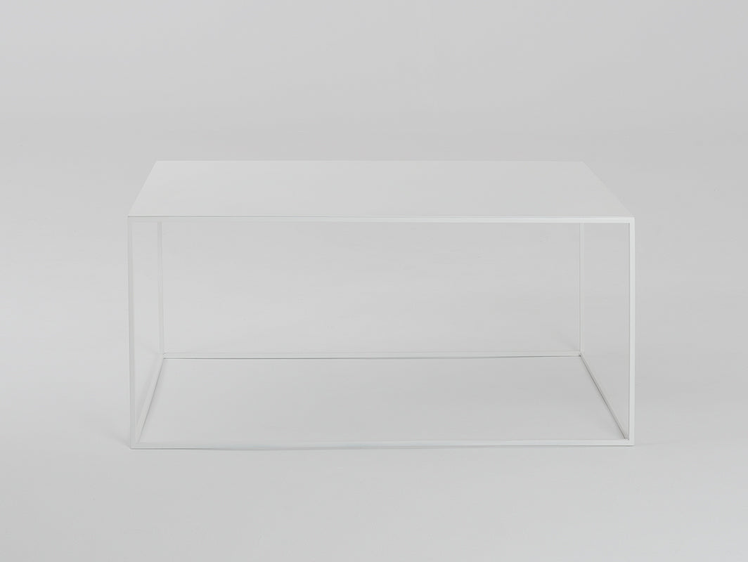 Kavos staliukas TENSIO METAL 100x60 - baltas