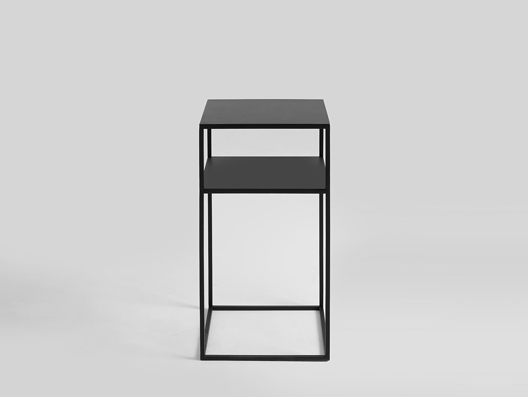 Šoninis staliukas TENSIO 2 FLOOR METAL 30 - juodas