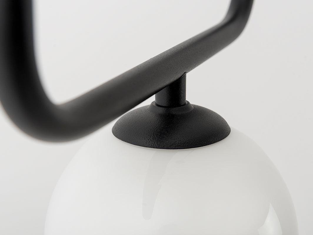 Pakabinamas šviestuvas CATKIN - juodas