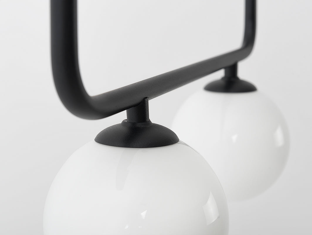 Pakabinamas šviestuvas CATKIN 2 - juodas