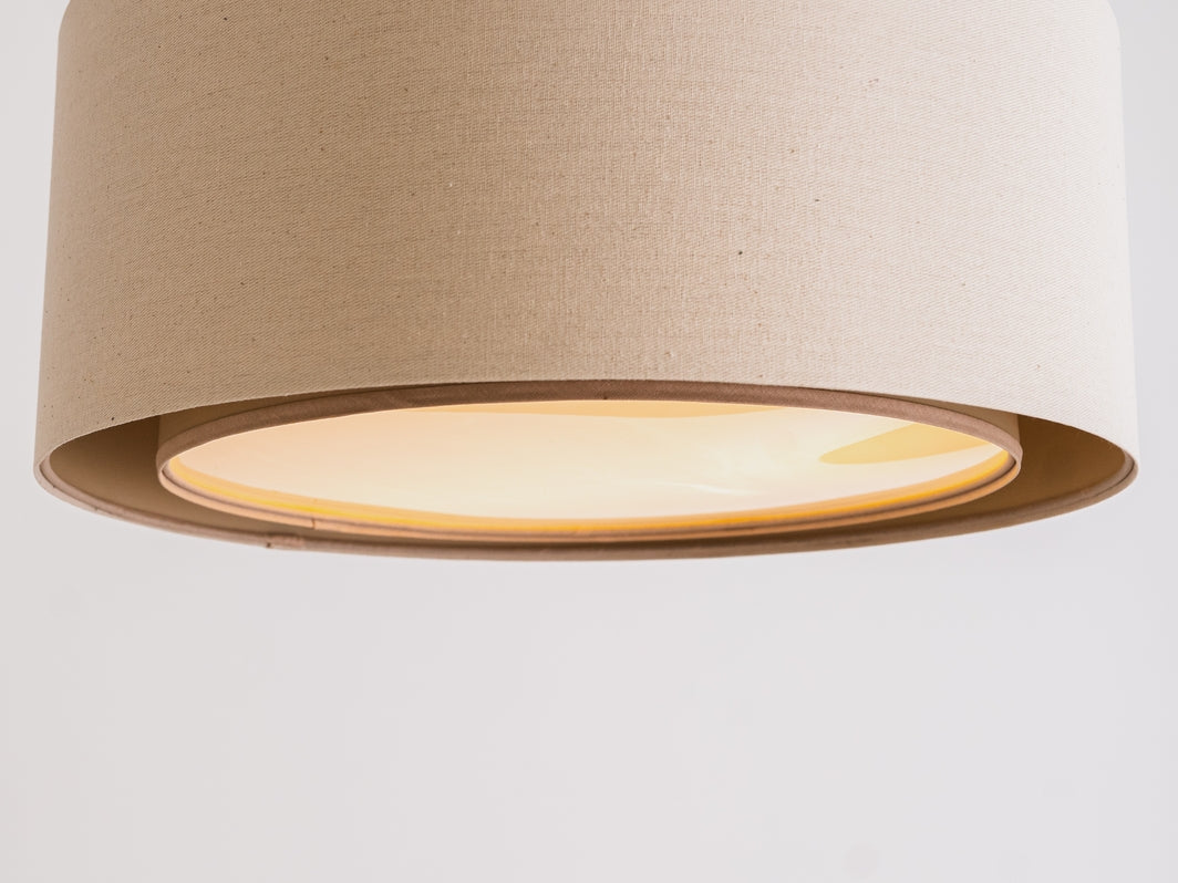 Pakabinamas šviestuvas LINLIN COVER 50x20 - lininis