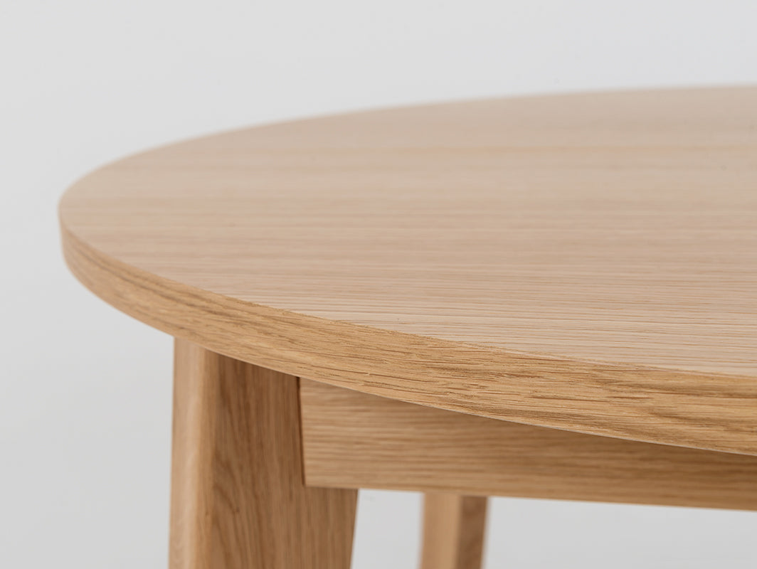 Valgomojo stalas WOODYOU ROUND 95 sulankstomas - ąžuolinis