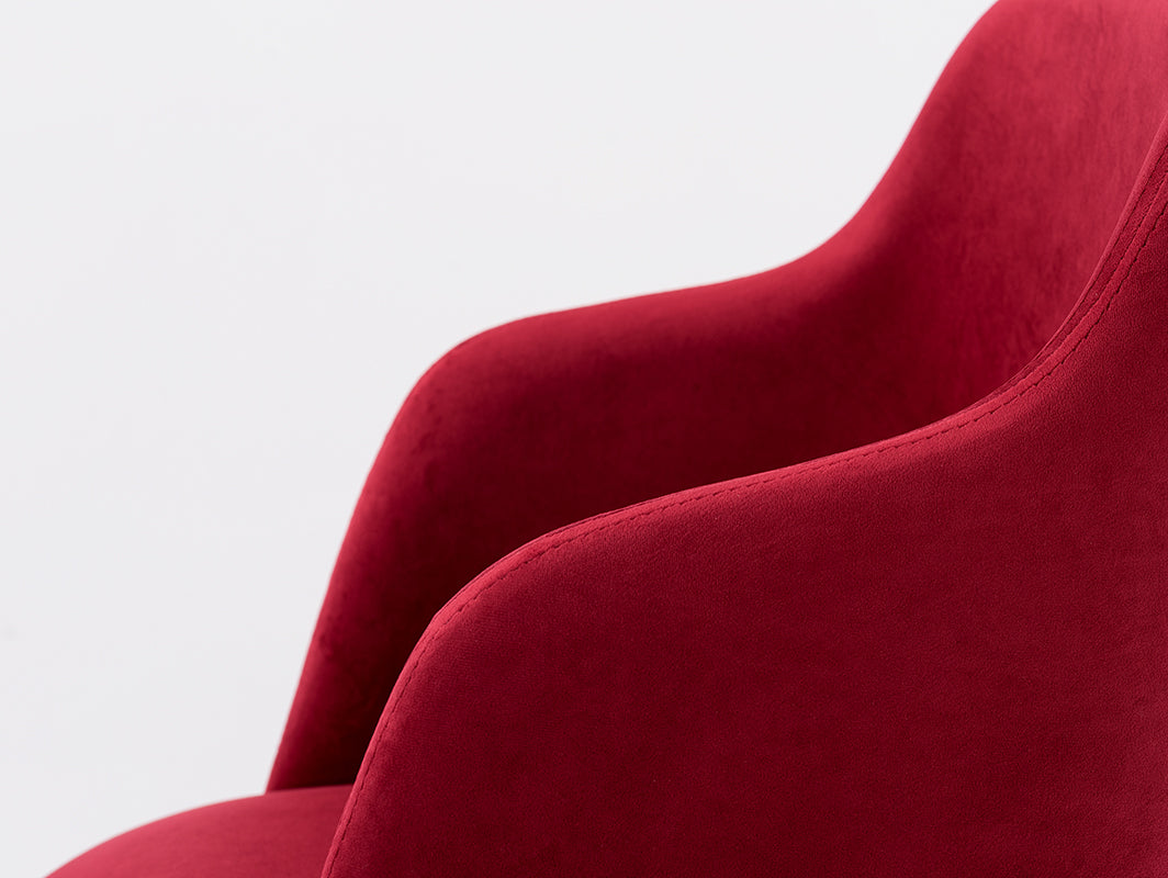 Kėdė LULU ARMS - sultinga spanguolių(rv61), natūrali