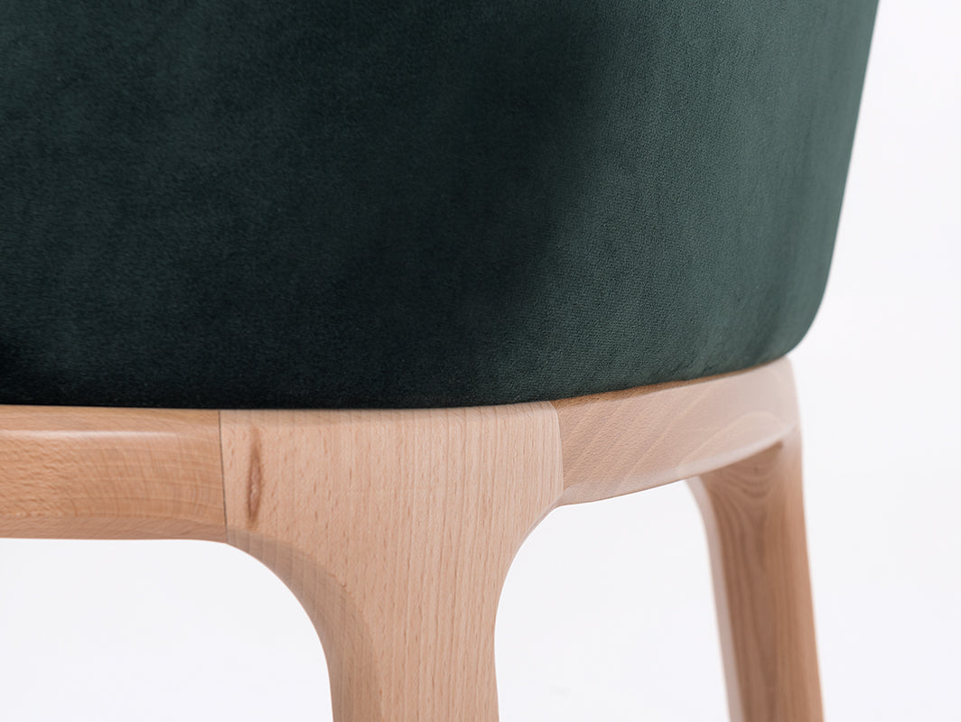 Kėdė LULU - avokadas(rv38), natūralus