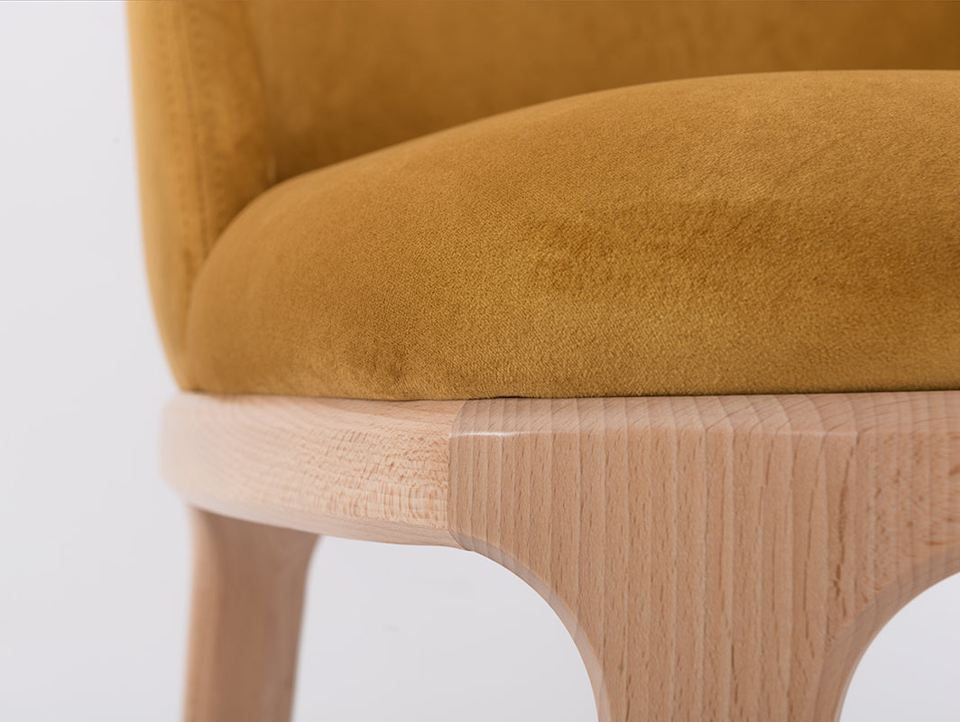 Kėdė LULU - pasifloros vaisius(rv41), natūralus