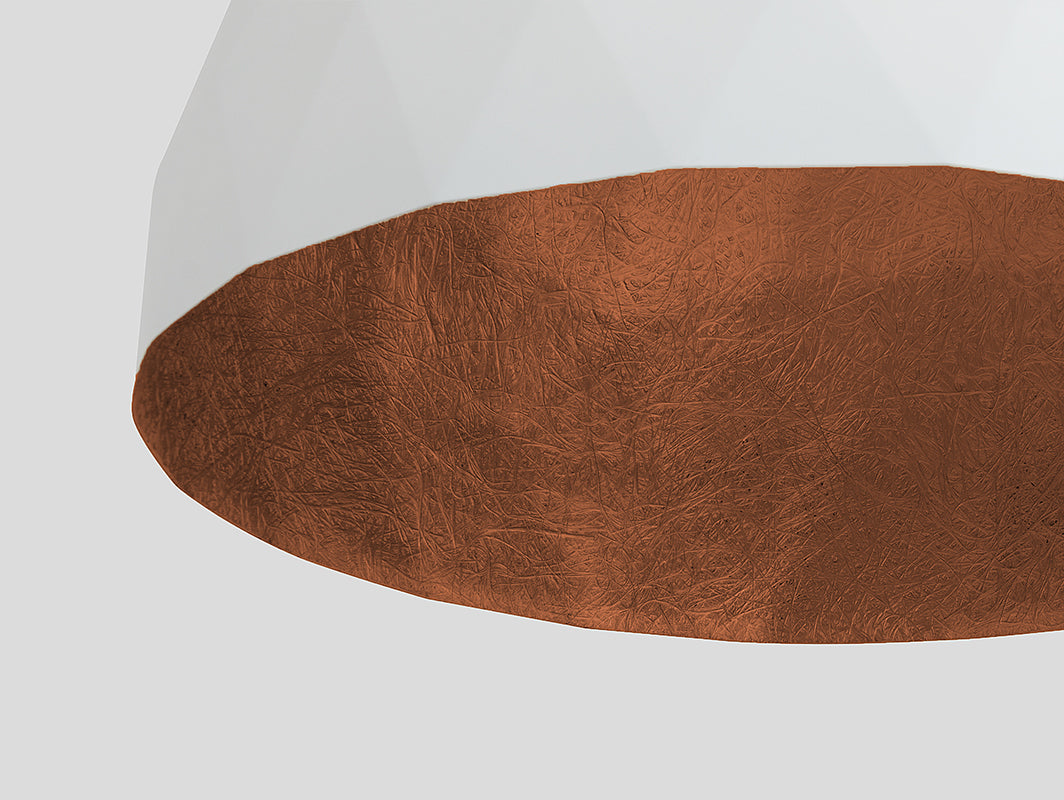 Pakabinamas šviestuvas LEONARD M - vario baltumo