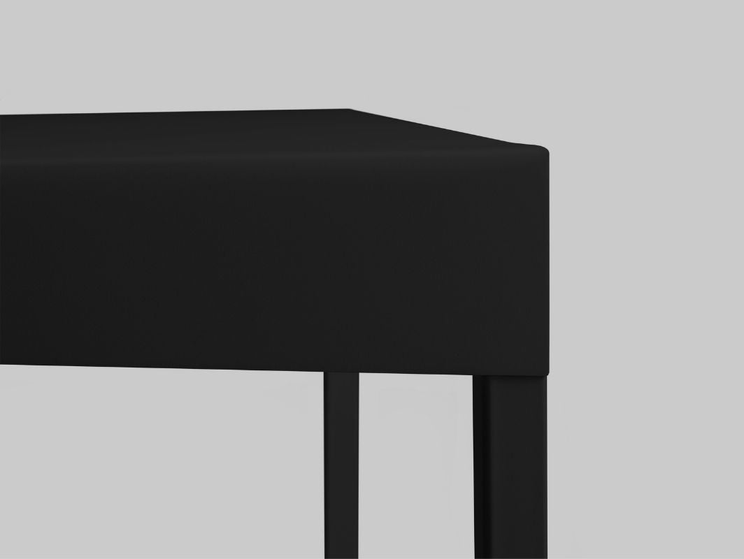 Valgomojo stalas OBROOS METAL 80x80 - juodas