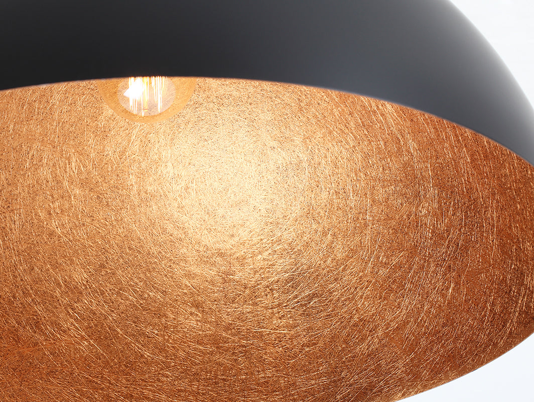 Pakabinamas šviestuvas LORD 70 - vario-juodas