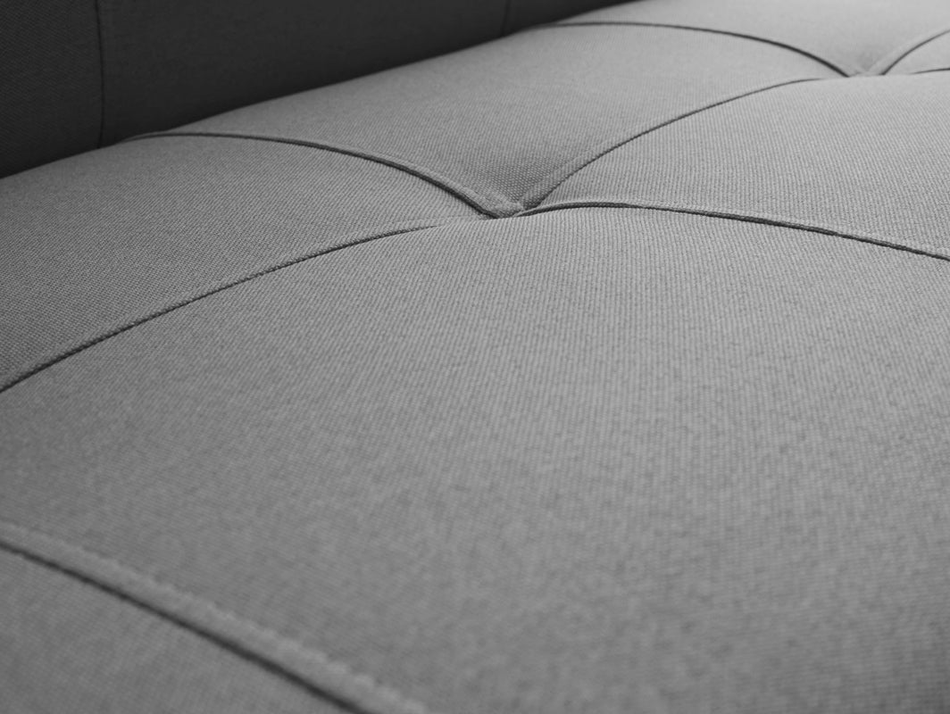 Dvivietė sofa-lova MODES - plieninis(et91)