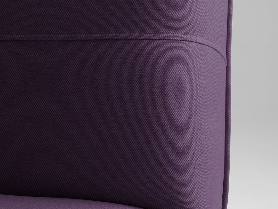 Dvivietė sofa-lova MODES - slyva(1309), juoda