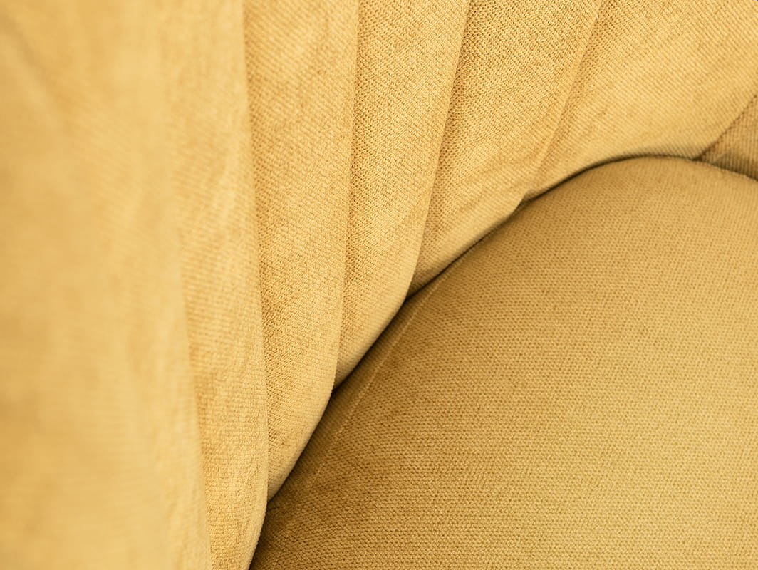 BEE fotelis - geltonas narcizas (mt11), natūralus