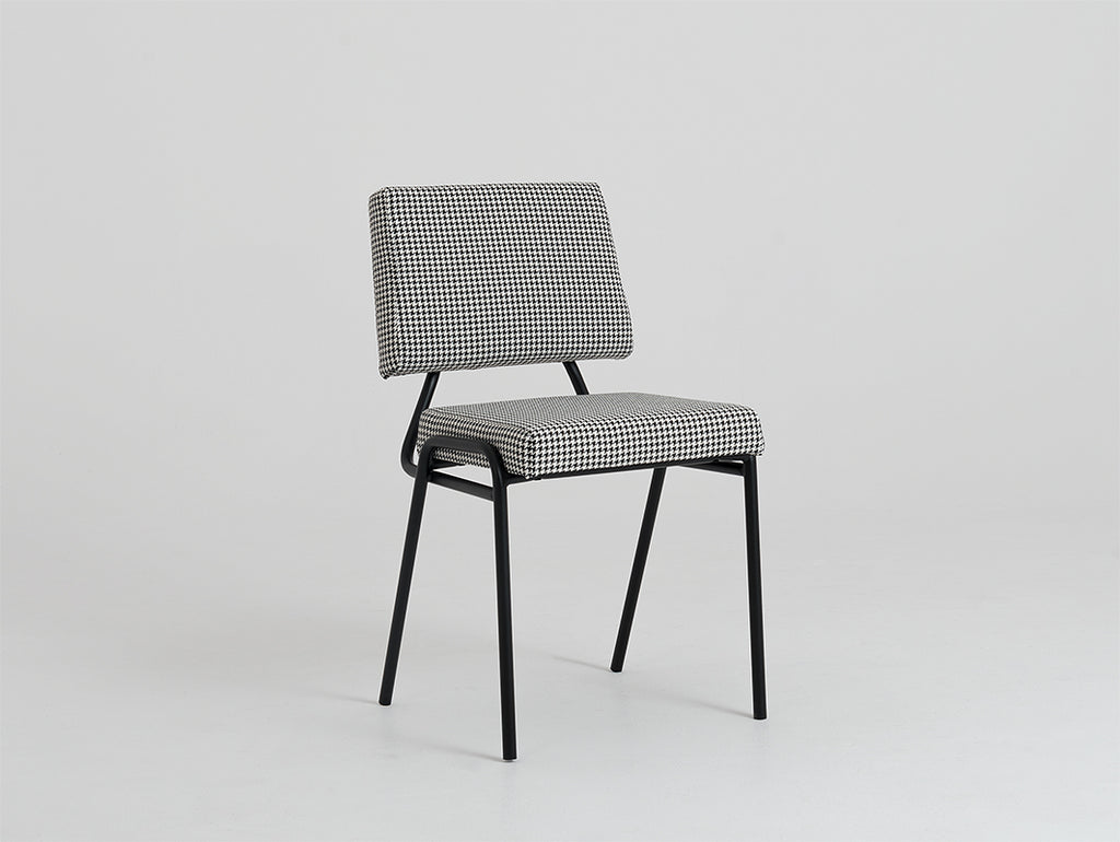 Kėdė SIMPLE - tamsi pepita(ke700), juoda