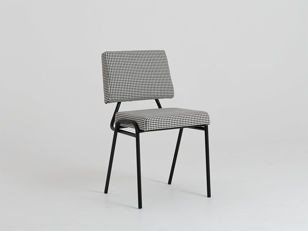 Kėdė SIMPLE - tamsi pepita(ke700), juoda