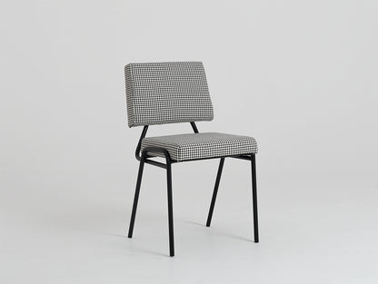 Kėdė SIMPLE - tamsi pepita(ke700), juoda