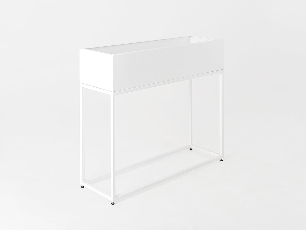 Vazonas FIORINA 100x30x80 - baltas