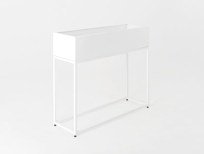 Vazonas FIORINA 100x30x80 - baltas