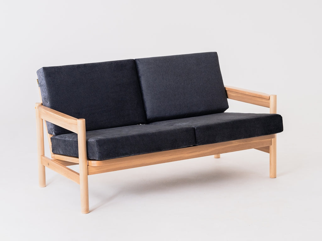 Dvivietė sofa CARL - žvaigždėta naktis(mt16), natūrali