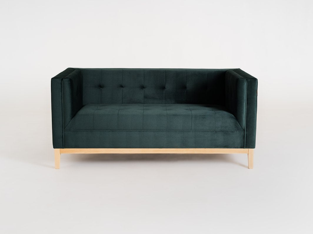Dvivietė sofa by-TOM - avokadas (rv38), natūralus