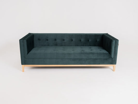 Trivietė sofa-lova by-TOM - avokadas (rv38), natūralus