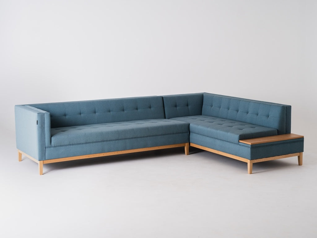 Kampinė sofa by-TOM SHELF R - topazas (ml73), natūralus