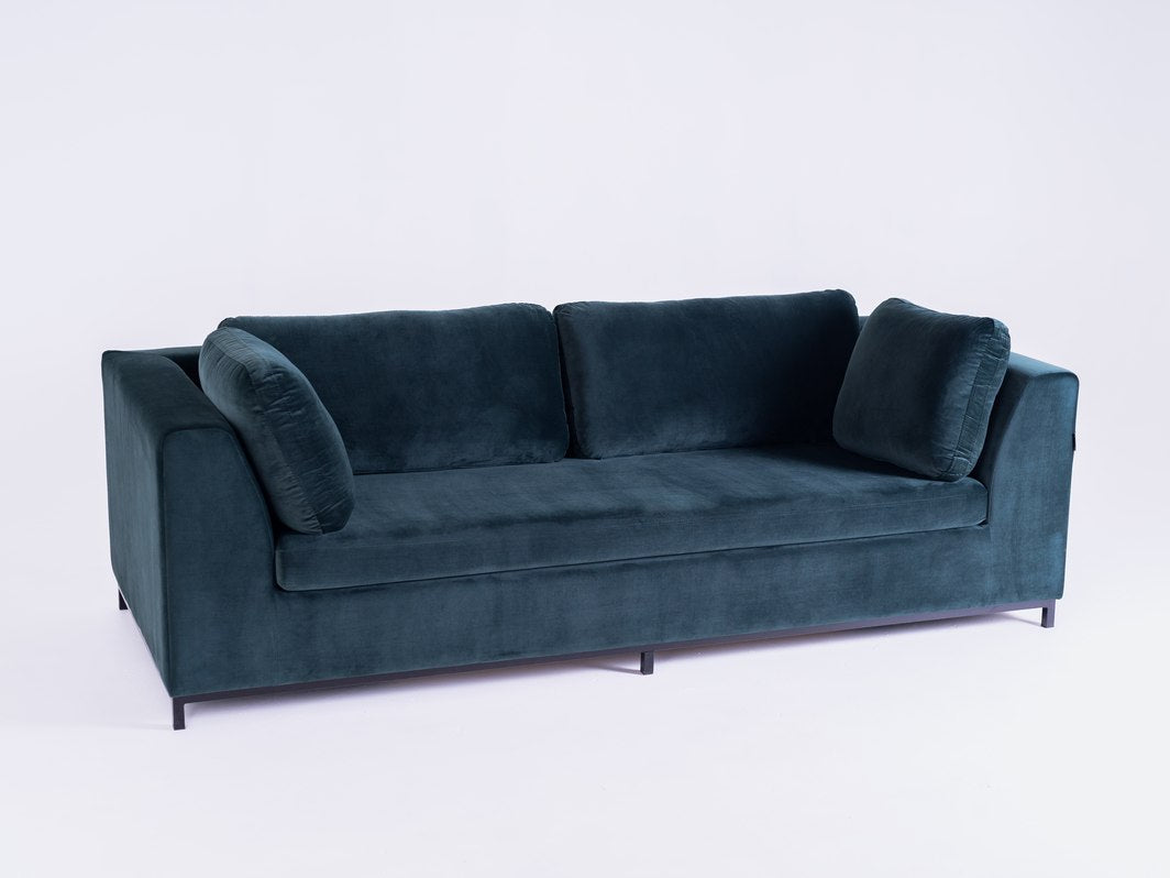 Trivietė sofa-lova AMBIENT - avokadas(rv38), natūralus