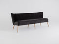 Trivietė sofa HARRY - dulkės(rv96), natūrali