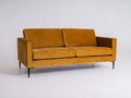 Dvivietė sofa VERGAN - pasifloros vaisius(rv41), juoda