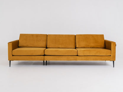 4-vietė sofa VERGAN - pasifloros vaisius(rv41), juoda