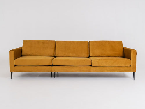 4-vietė sofa VERGAN - pasifloros vaisius(rv41), juoda