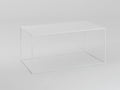 Kavos staliukas TENSIO METAL 100x60 - baltas