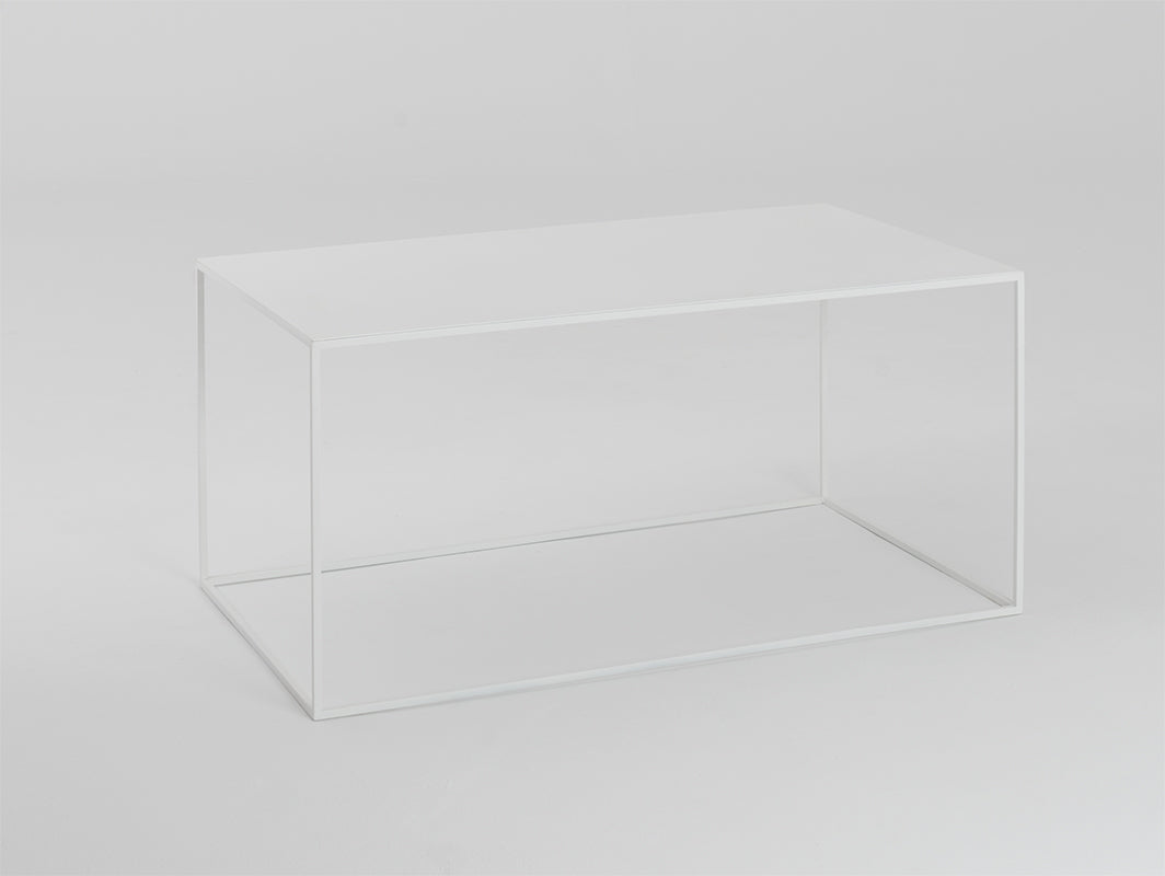 Kavos staliukas TENSIO METAL 100x60 - baltas