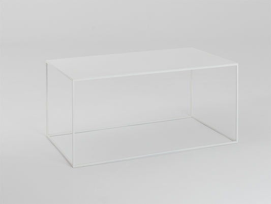 Kavos staliukas TENSIO METAL 100x60 - baltas