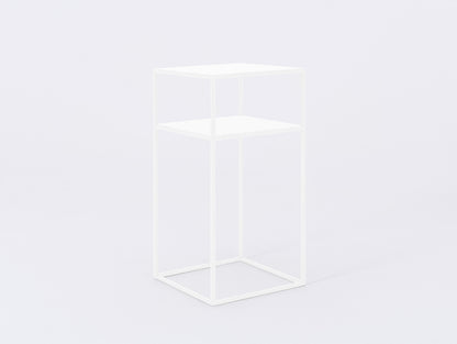 Šoninis staliukas TENSIO 2 FLOOR METAL 30 - baltas