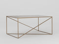 Kavos staliukas MEMO METAL 100x60 - auksinis