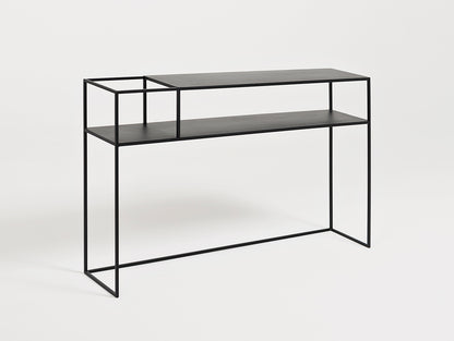 Konsolė SENSO FLOWER METAL 120x25 L - juoda