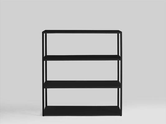 Knygų lentyna HYLLER METAL 150x110 - juoda