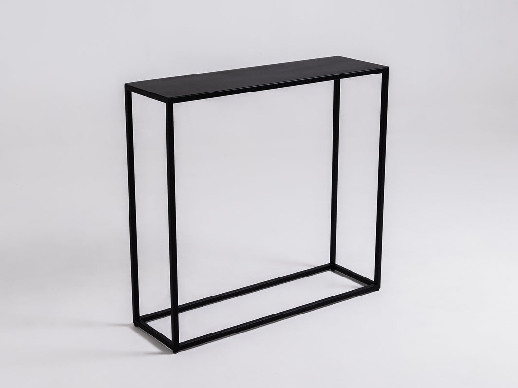 Konsolė JULITA METAL 92-1F - balta juoda