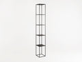 Knygų lentyna TENSIO PILLAR 5F 230x30 - juoda