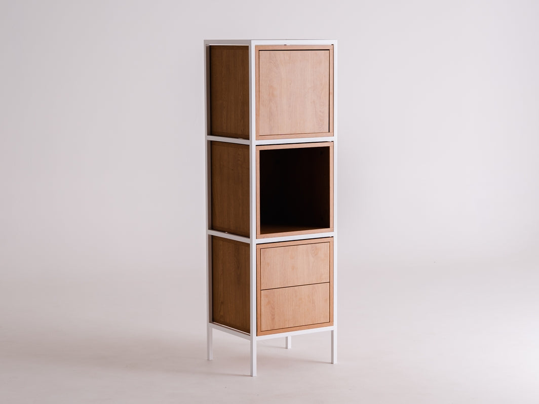 Rack SPINTELĖ 1R3 MIX - balta