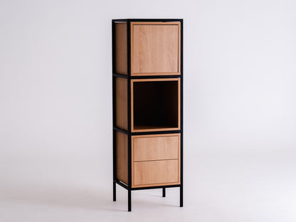 Rack SPINTELĖ 1R3 MIX - juoda