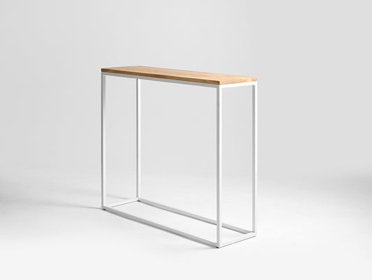 Konsolė JULITA SOLID WOOD 92-1F - ąžuolas, baltas