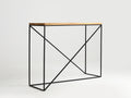 Konsolė MEMO SOLID WOOD 100 - ąžuolas, juodas