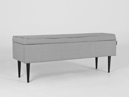 Pufas EDI 120 - tamsus pepita(ke700), juodas