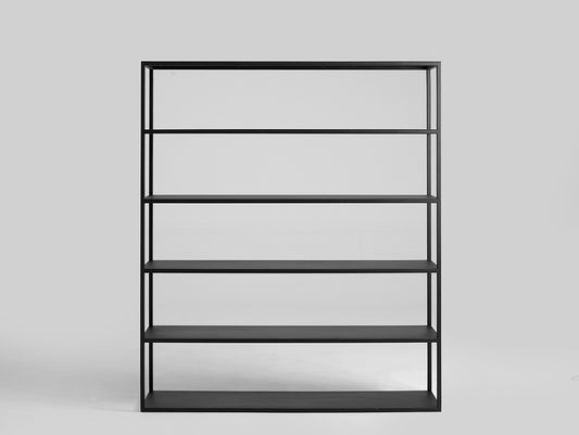 Knygų lentyna HYLLER METAL 150x180 - juoda