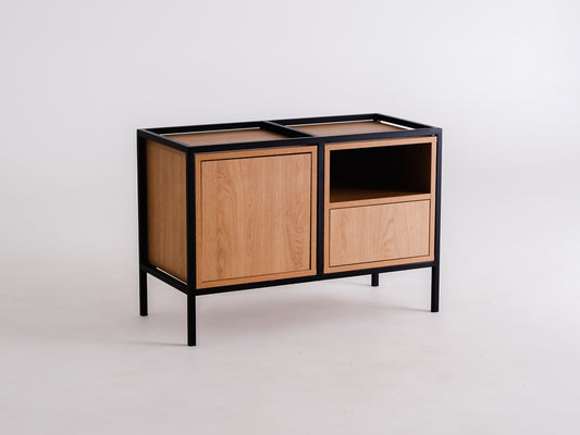 Rack SPINTELĖ 2R1 MIX - juoda