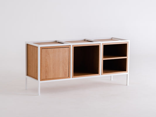 Rack SPINTELĖ 3R1 MIX - balta