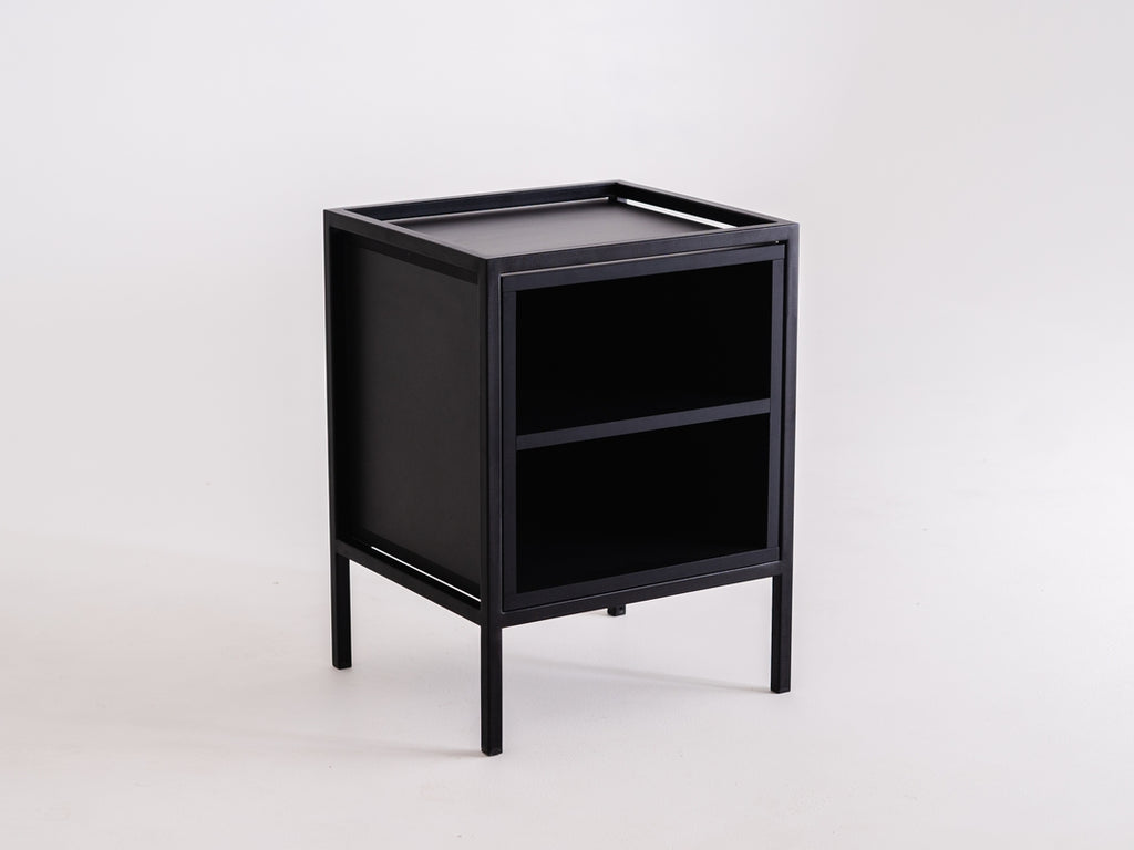 Rack SPINTELĖ JUODA 1R1 LENTYNA
